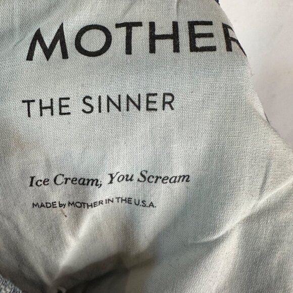 MOTHER SUPERIOR Ankle Jeans Distressed The Sinner Ice Cream You Scream 29 Stretc - Picture 9 of 13